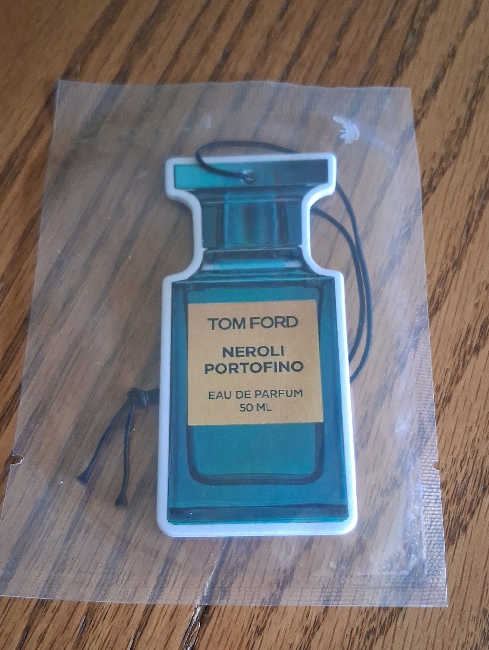 Tom Ford Neroli Portofino Teal & Gold Hanging Air Freshener